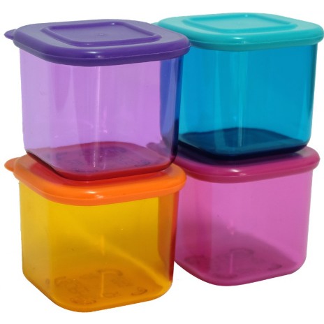 Aretha Mini Spice Container Isi 4-Multicoclor