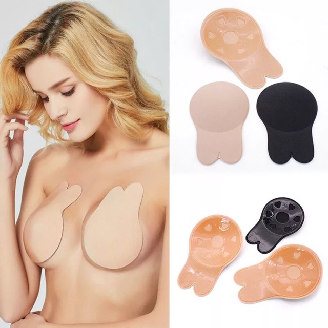 RABBIT BRA / SILICONE BRA / STRAPLESS BRA / SILICONE NIPPLE COVER / SILICONE BRA / NIPPLE PAD
