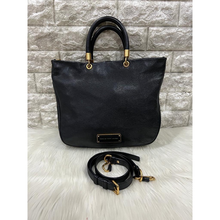 Tas Wanita Preloved Bag Marc by Marc Jacobs Black GHW Good Condition