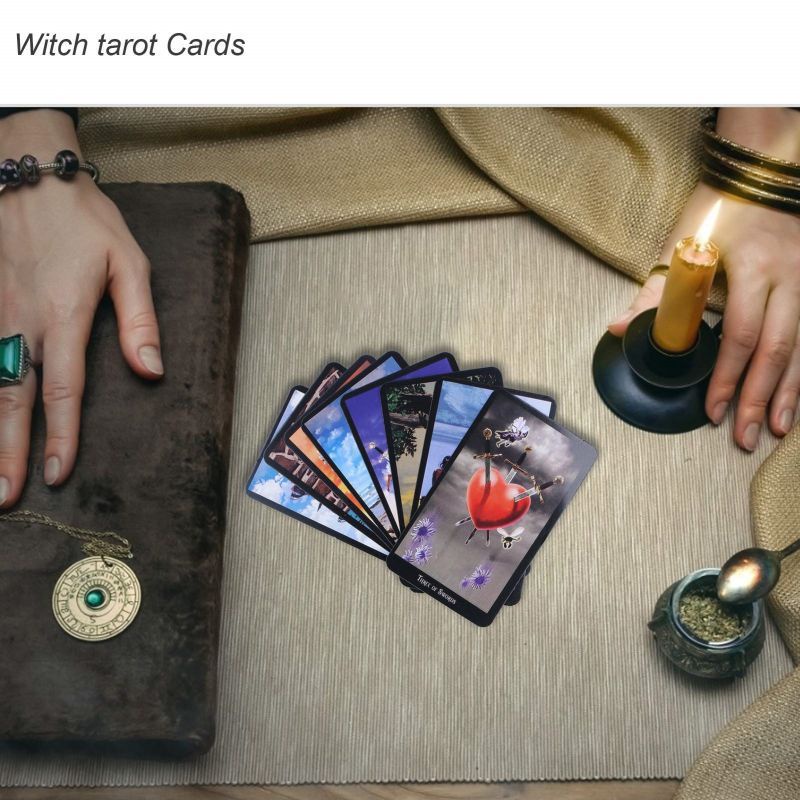 78 Tarot Card Witch Oracle Cards Sealed Deck Divination Classic Tarot English Version