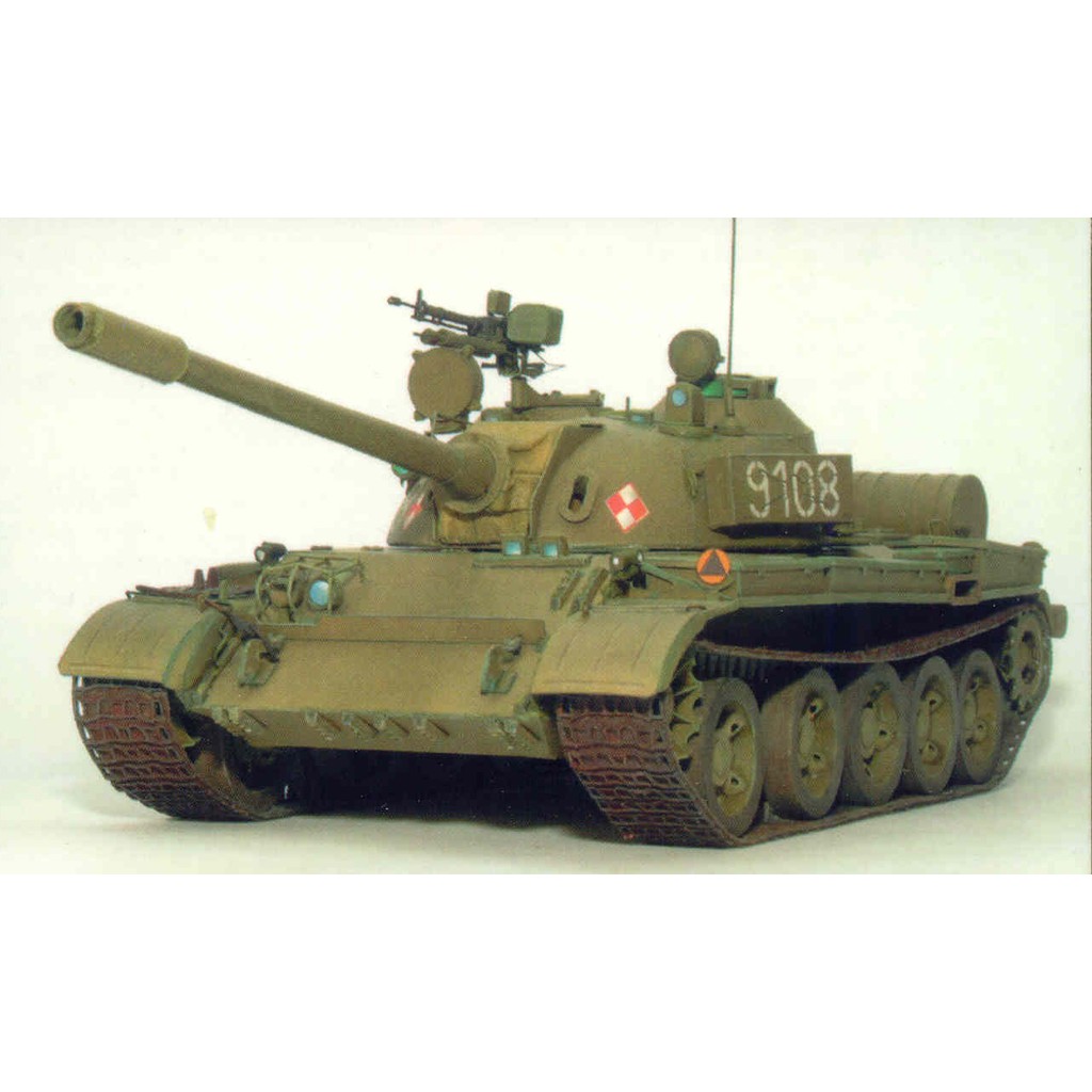 DIY Model Kertas Militer Modern Tank Tempur Uni Soviet T-55A