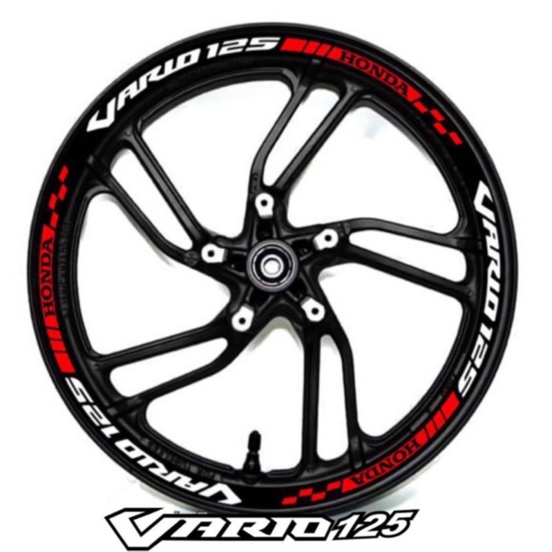 Stiker lis pelek / velg vario 125