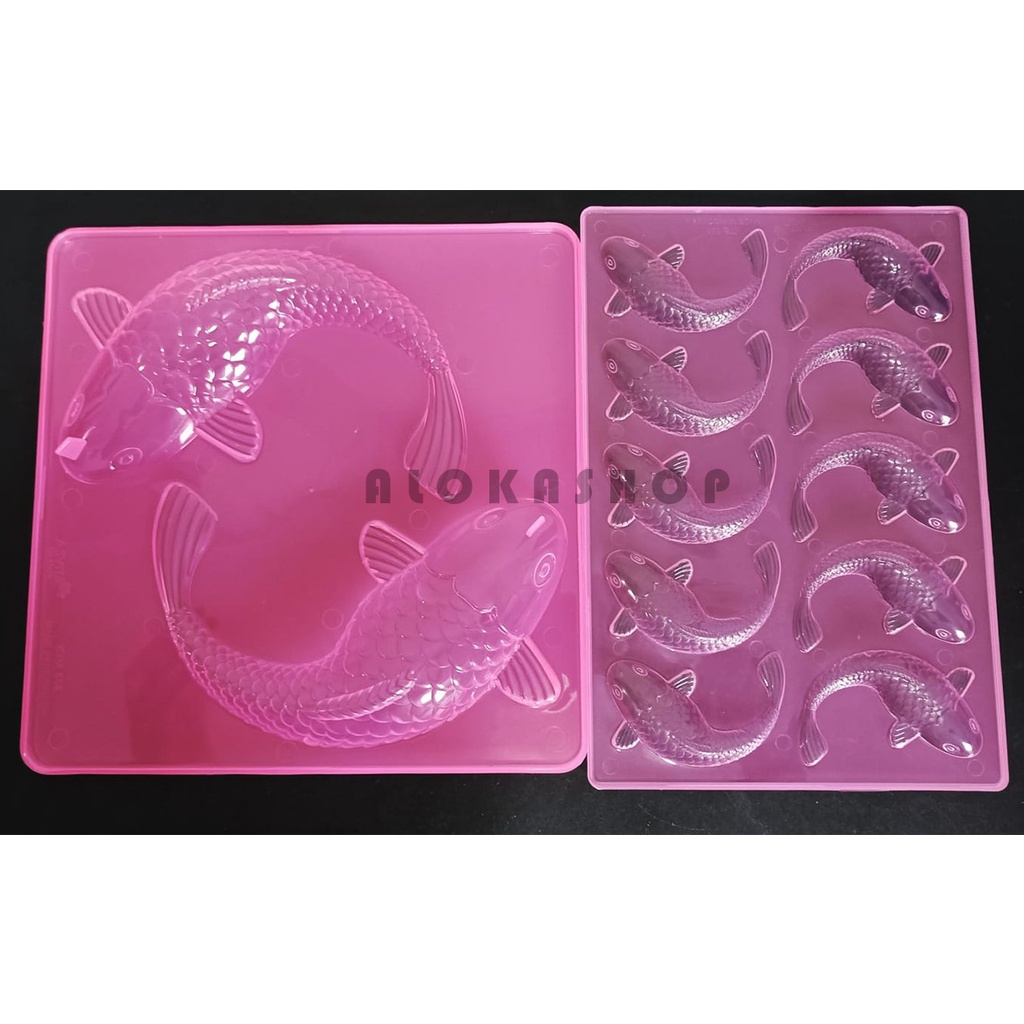Cetakan agar ikan koi/Cetakan Jelly,Puding ukuran tanggung dan kecil