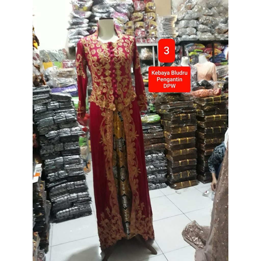 Kebaya Pengantin Bludru