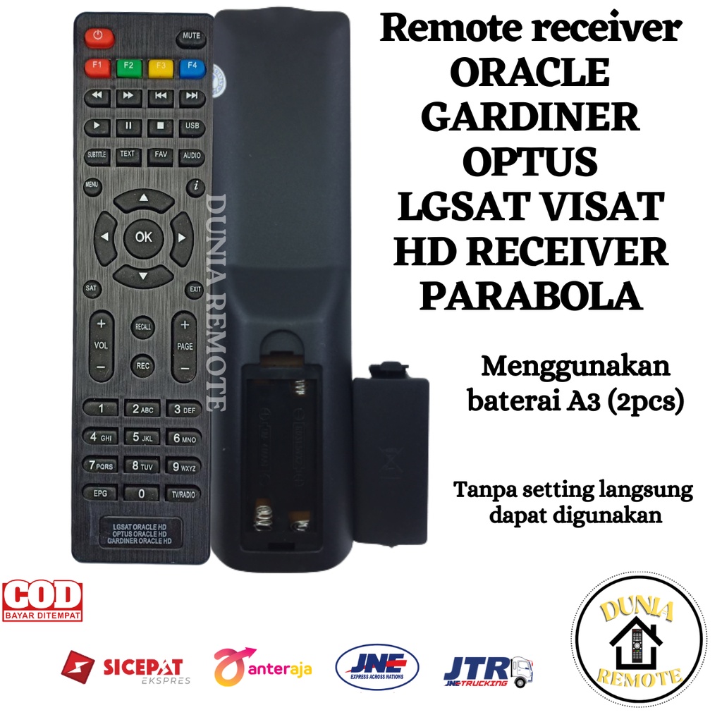 Remot Remote Parabola Receiver Oracle OPTUS HD Gardiner VISAT HD