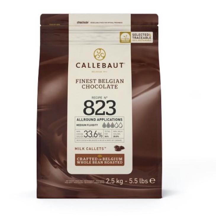 

BIG SALE !!! 501SST CALLEBAUT 823 MILK CHOCOLATE COUVERTURE 33.6% kemasan 100 gr