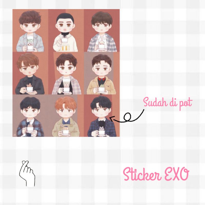 

Sticker EXO / lucu / murah