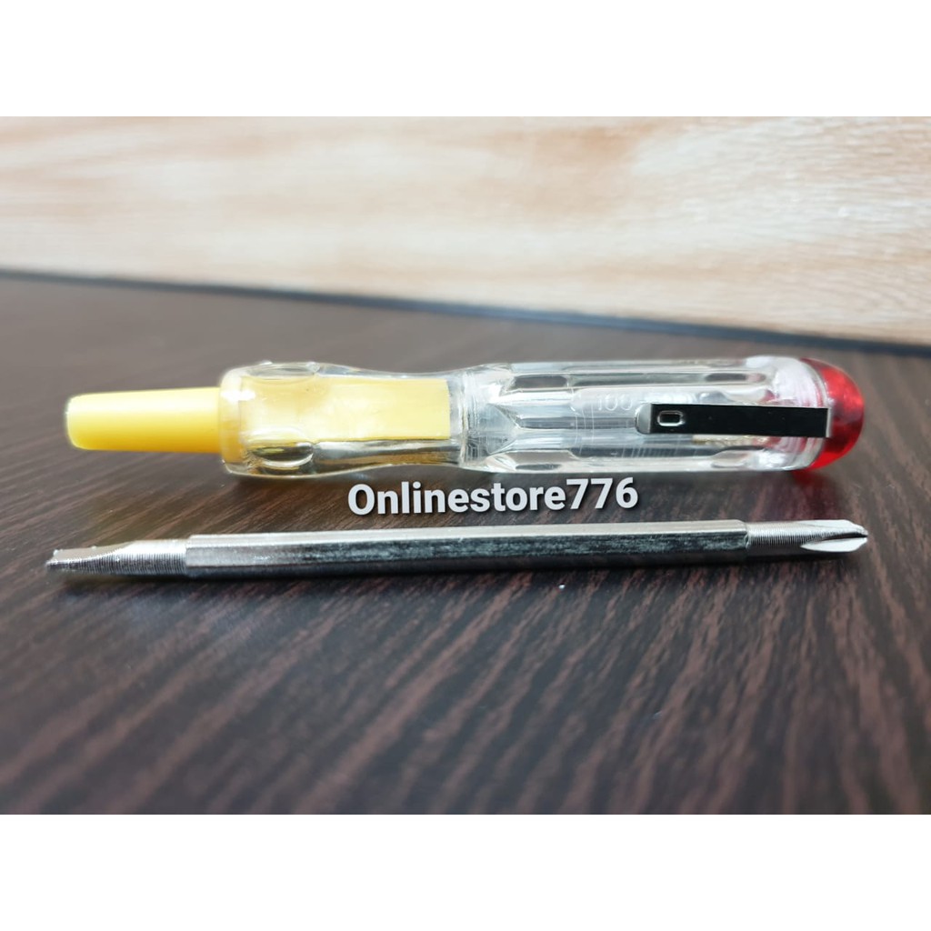 Obeng Testpen test pen multifungsi 2 arah +- SUNFREE FTP 201 2WAY