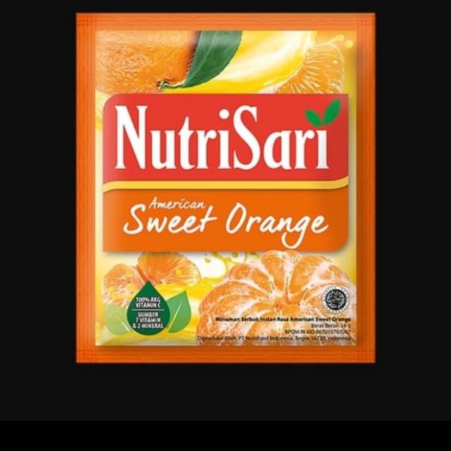 

Nutrisari American Sweet Orange 1 Renceng (10 Sachet)