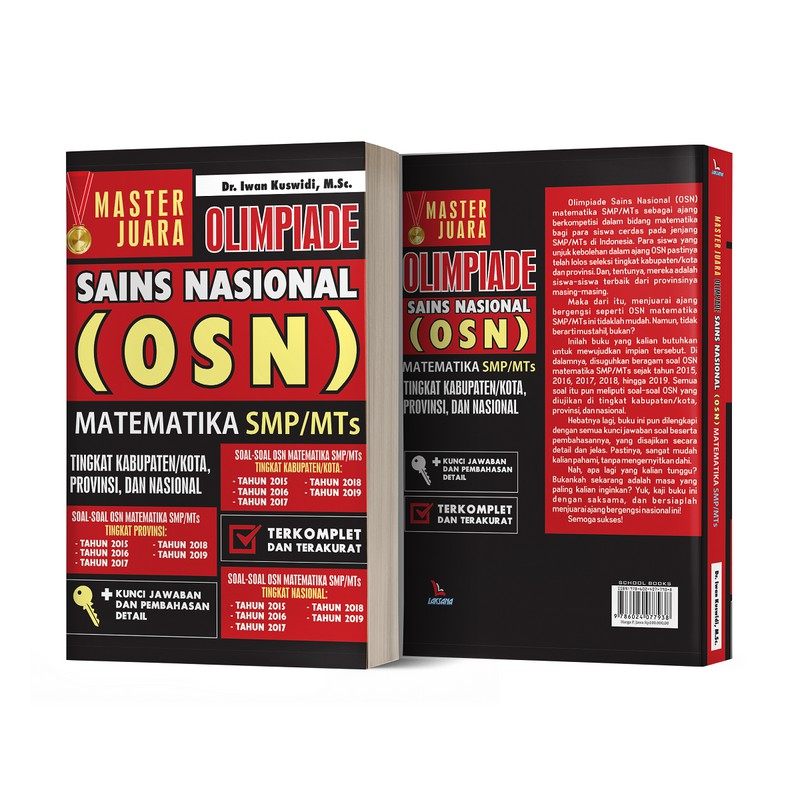 

Buku Master Juara Olimpiade Sains Nasional (OSN) Matematika SMP/MTs - LAKSANA