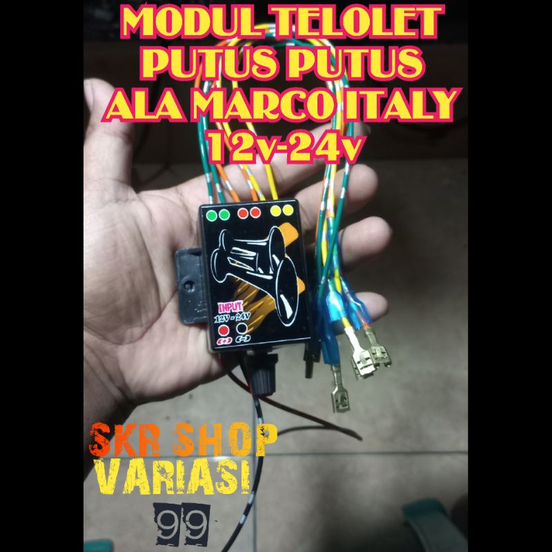 modul klakson telolet putus putus ala marco italy modul telolet universal 12v 24v