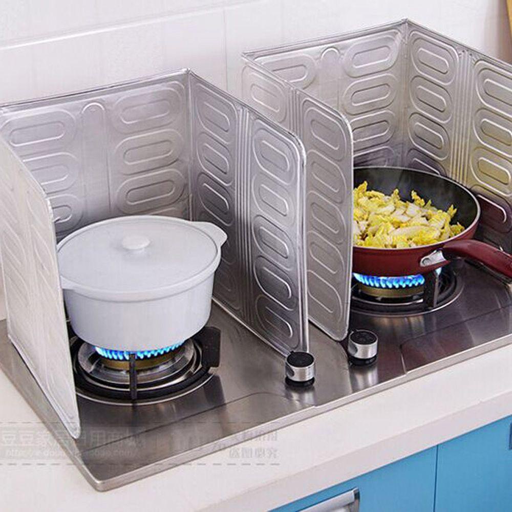 Populer Oil Splash Guard Pan Removable Pelindung Penggorengan Dapur