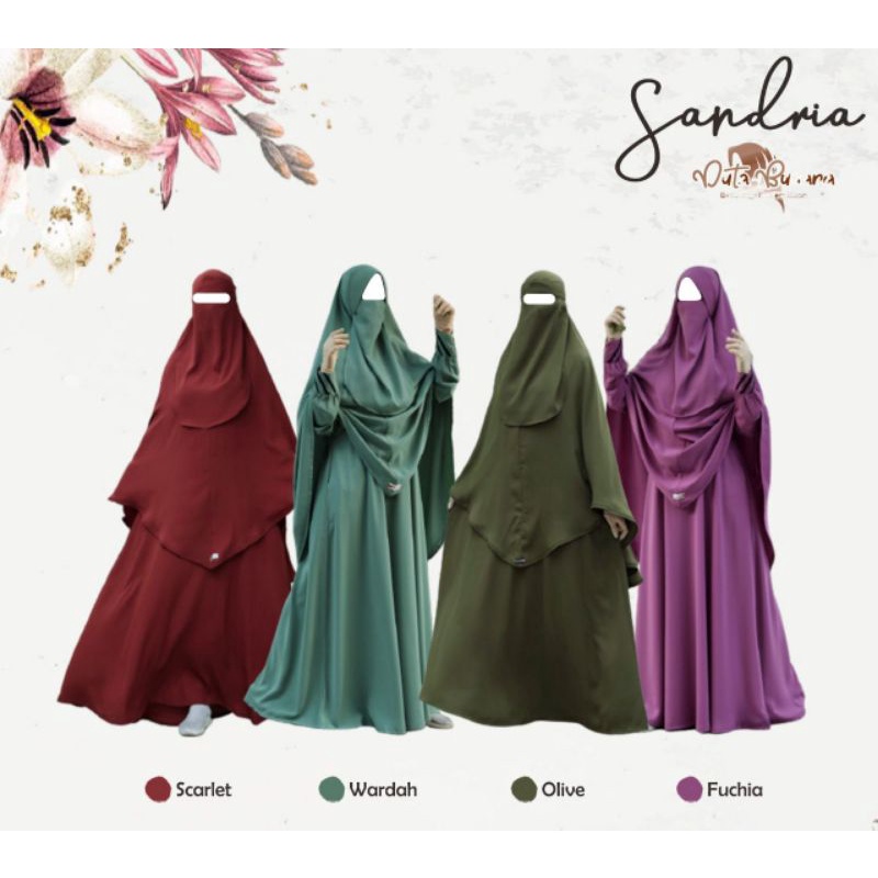 Set Gamis Sandria Senada by. Duta Busana