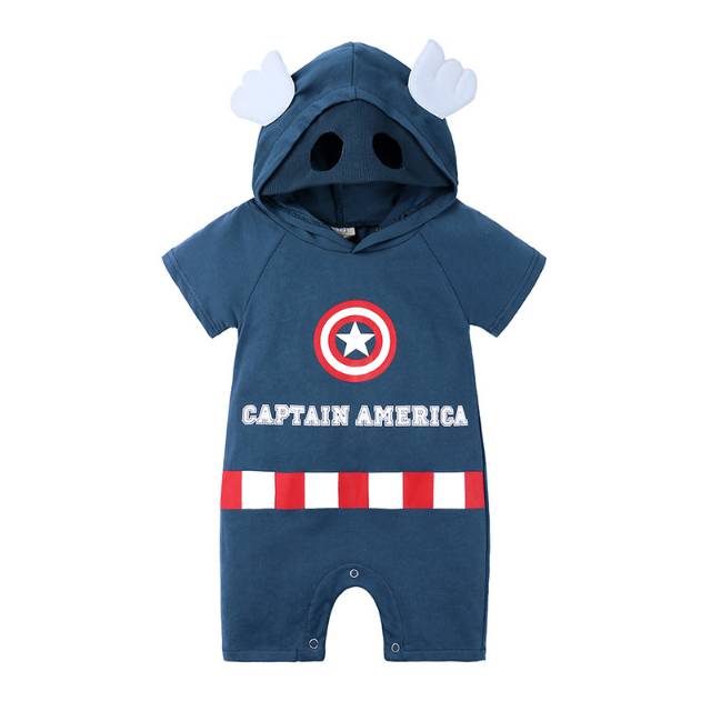 JUMPSUIT BABY / JUMPER BAYI MODEL SUPERMAN , BATMAN , SPIDERMAN, CAPTAIN AMERIKA / JUMPER BAYI