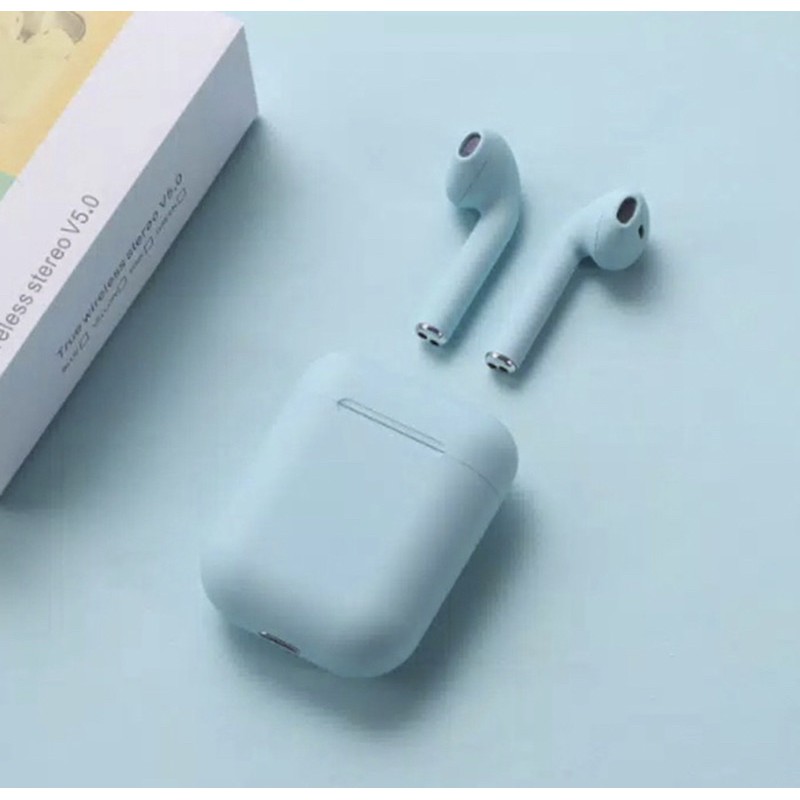 Headset Bluetooth ipods  i12 macaron. - Headset bluetooth i12 warna