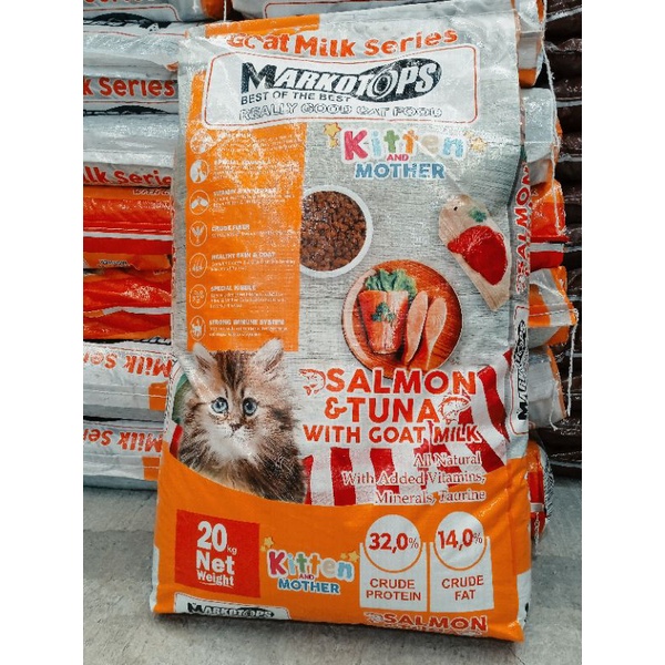 Grab/Gojek Markotop Mother &amp;kitten 20kg kemasan frespach