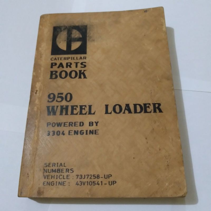Jual Buku Manual Caterpillar Parts Book 950 Wheel Loader Indonesia