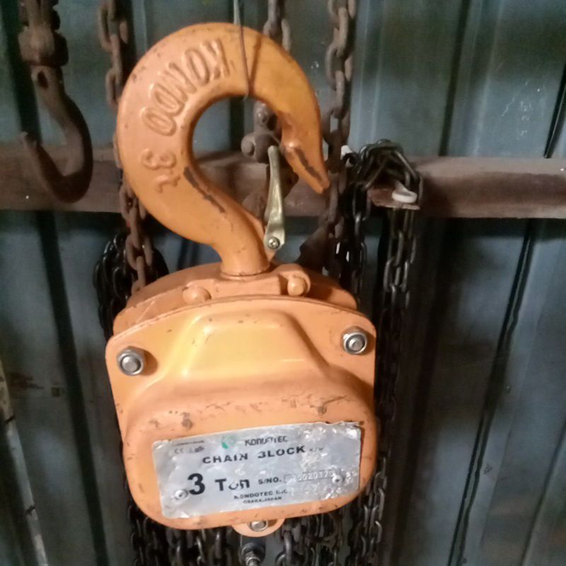 chain block kondo 3ton / takel kondotec / katrol