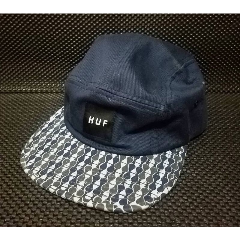 Topi Huf Snapback Five Panel Blue Ocean Navy