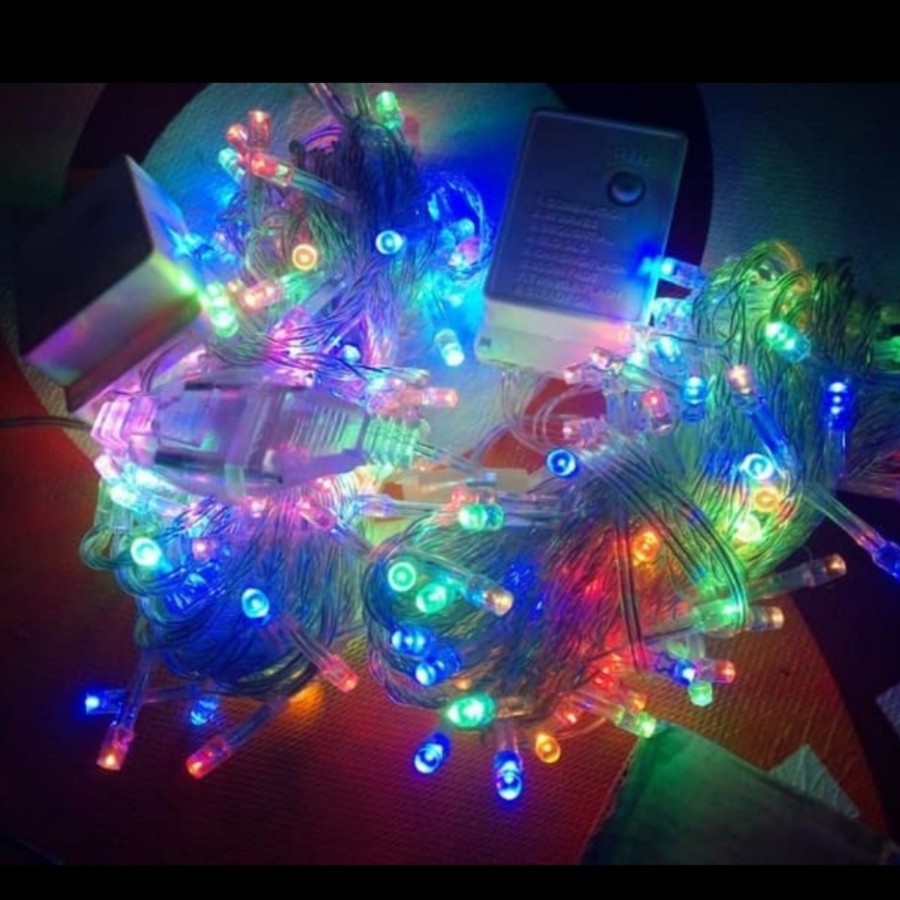 Lampu Hias Pohon Rumah Kamar Dekor Anti Air Warna Warni Kelap Kelip