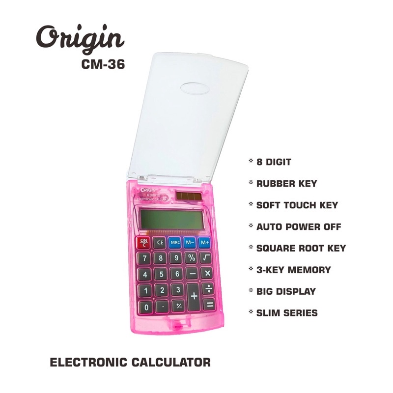 

Kalkulator Kecil - Calculator Origin CM 36