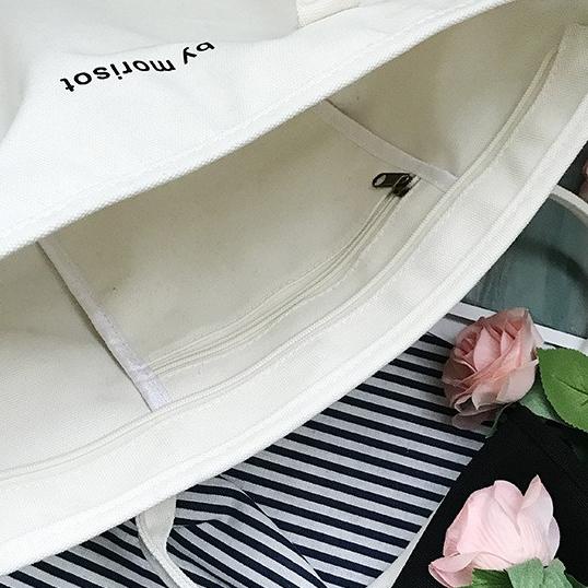 ➹ TW1829 Shopping Bag Kanvas Muat Banyak Tote Bag Simple Kain Premium ☎