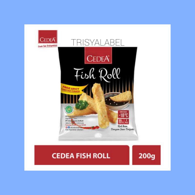 

200gr Fish Roll Cedea (Free Spicy Teriyaki Sauce) | Frozen Food | TRISYALABEL