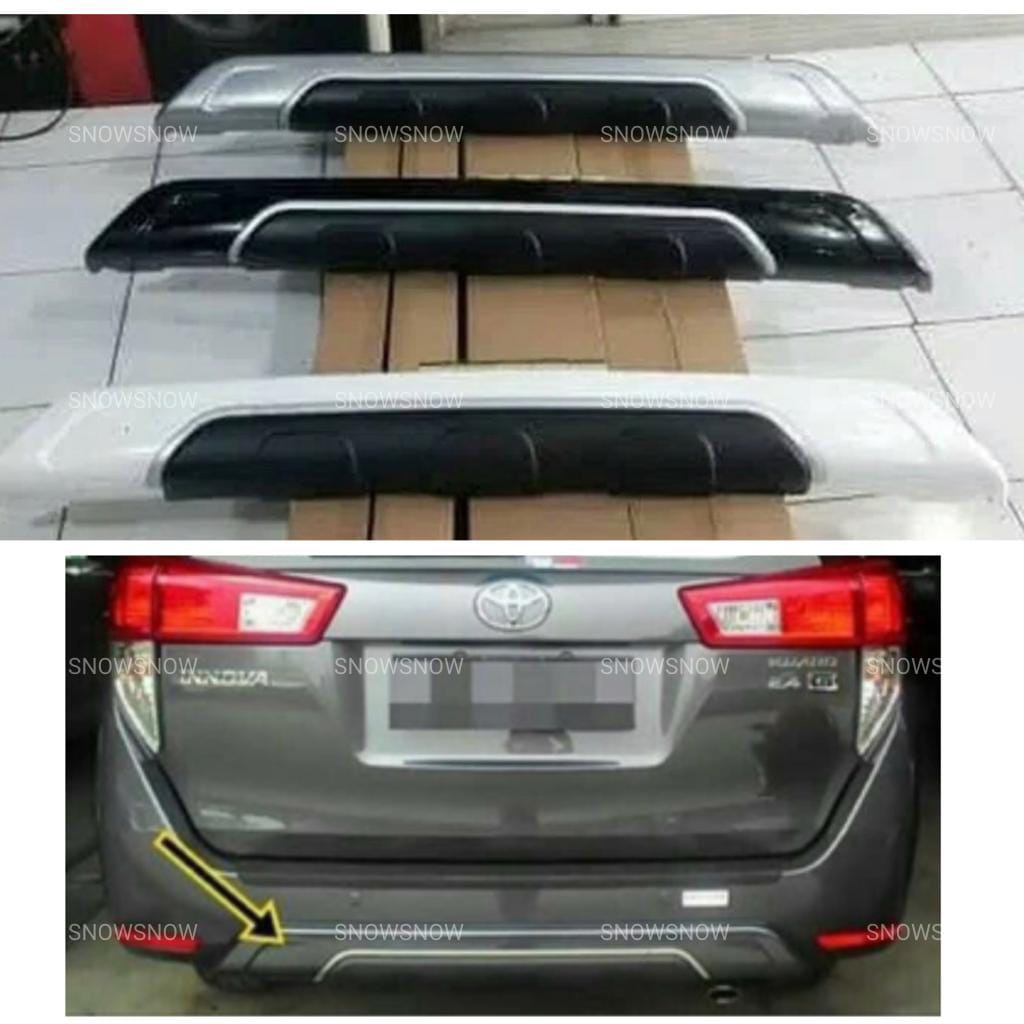 Skidplate Bumper Belakang All New Innova Reborn 2016 2020