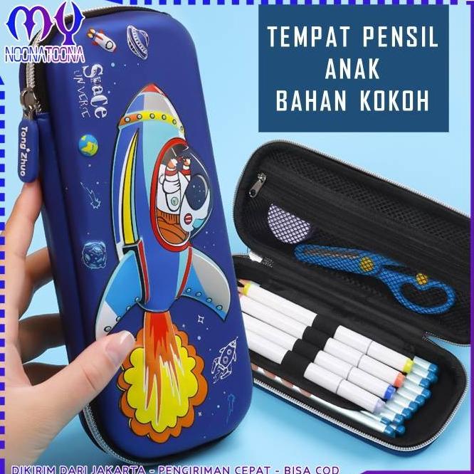 

Tempat Pensil Anak 3D Kotak Pensil Timbul Karakter Lucu Anti Air