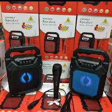 SPEAKER BLUETOOTH JPJ-668 + MIC BASS MURAH SPEAKER PORTABLE
