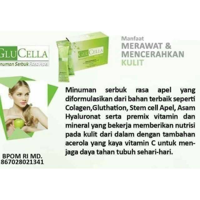 

GLUCELLA minuman serbuk