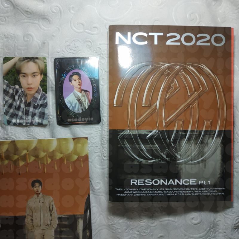 PC OFFICIAL DOYOUNG JIDATAN SET NCT 2020 RESONANCE FUTURE VER PC ALBUM YB YEARBOOK