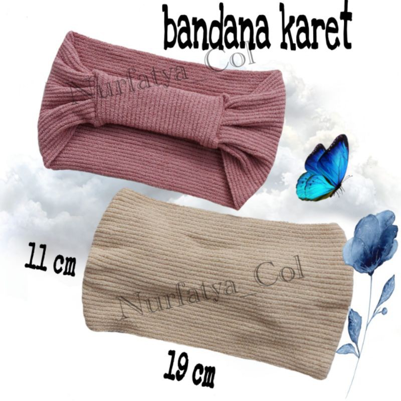 Bandana Rajut Premium Inner Hijab  Rajut Premium Bando Rajut Premium