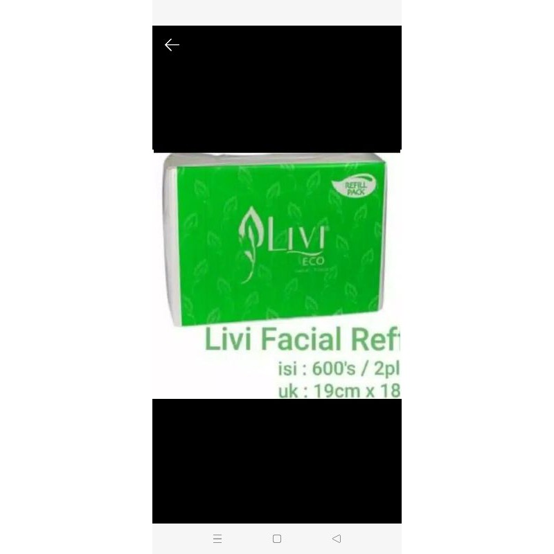 TISU NICE FACIAL 900GR 2PLY-livi 600shet