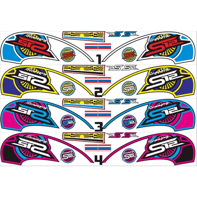 Striping Scoopy thailand S12