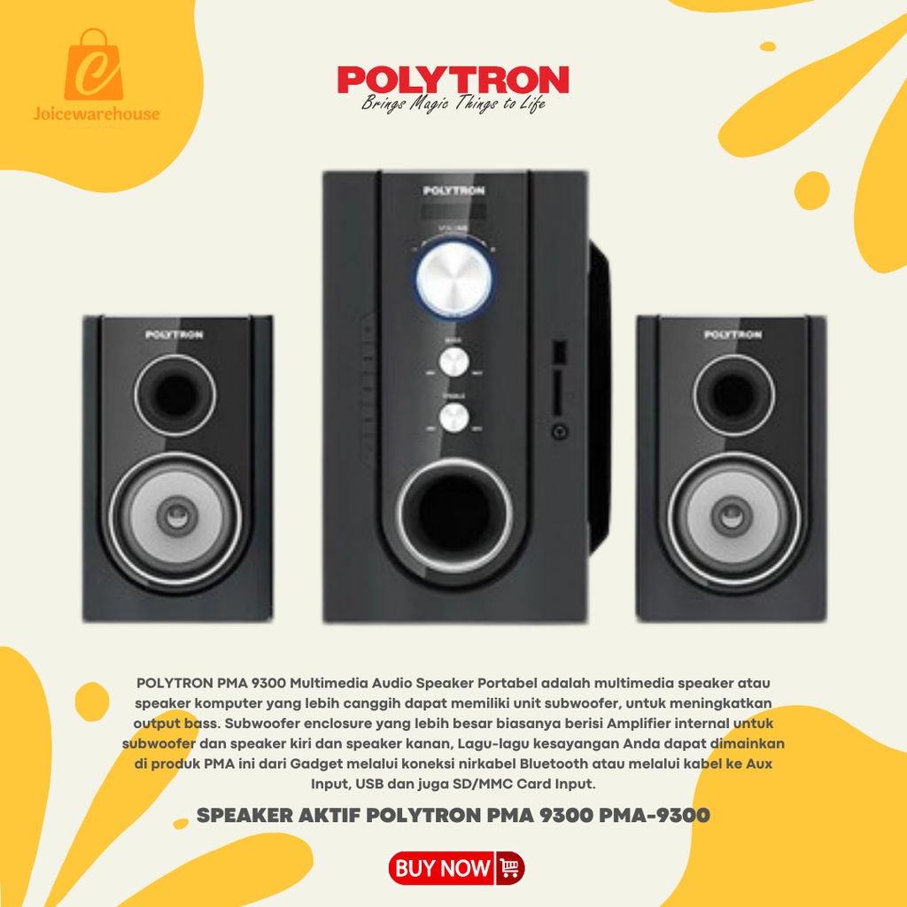 SPEAKER AKTIF POLYTRON PMA 9300 PMA 9320