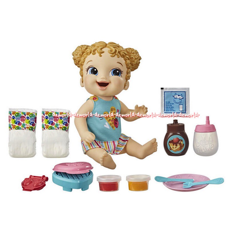 Baby Alive Breakfast Time Baby Mainan Boneka Baby Alife Bisa Minum Susu