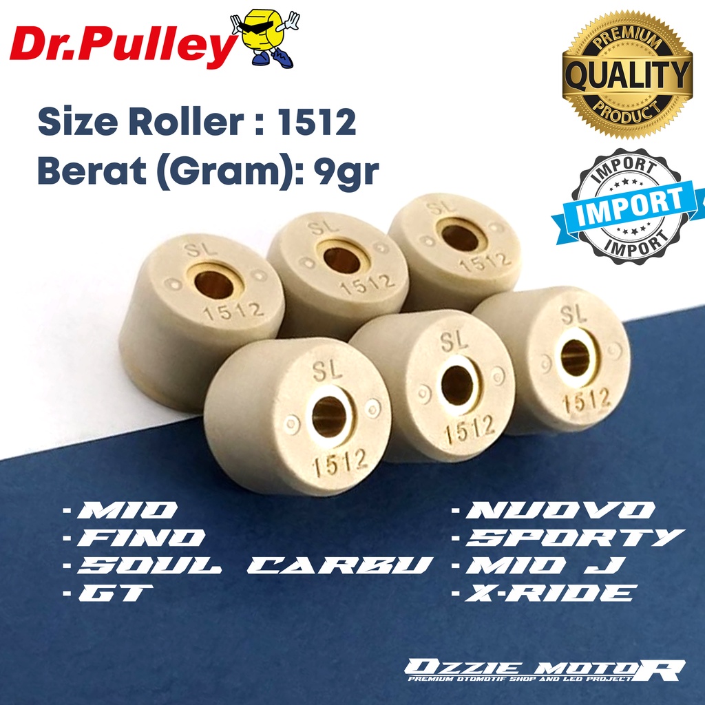 ROLLER DR PULLEY SIZE 1512 9gr ORIGINAL 100%