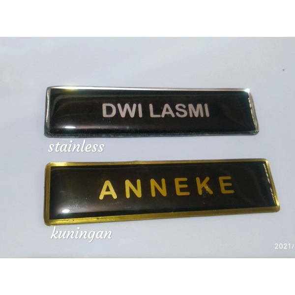 

Stok Terakhir NAMA DADA KUNINGAN DAN STAINLESS Limited