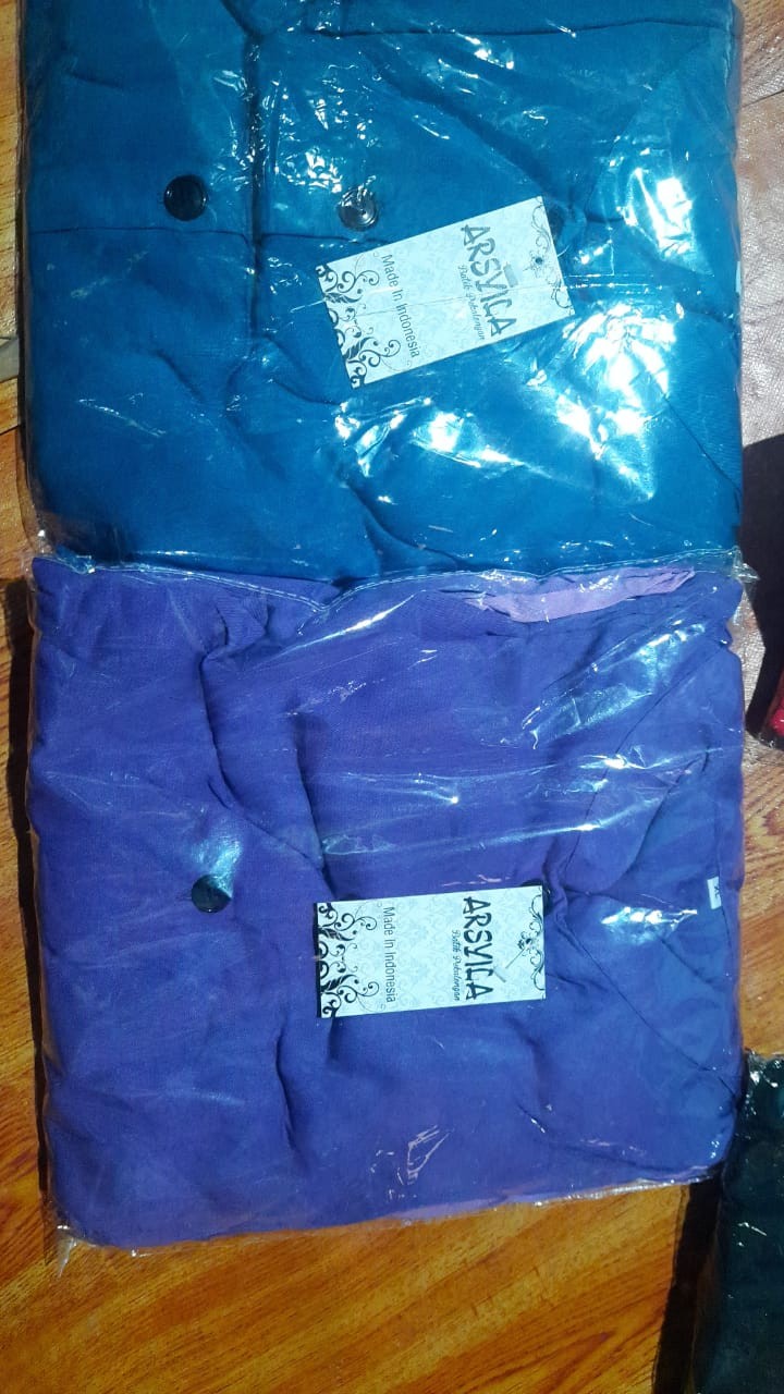 Sarimbit.batik - Gamis Twill Susun Tumpuk Bawah Promo 1kg 2pc