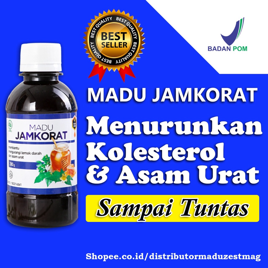 Madu Jamkorat ASLI  - madu kolesterol - obat kolesterol dan asam urat