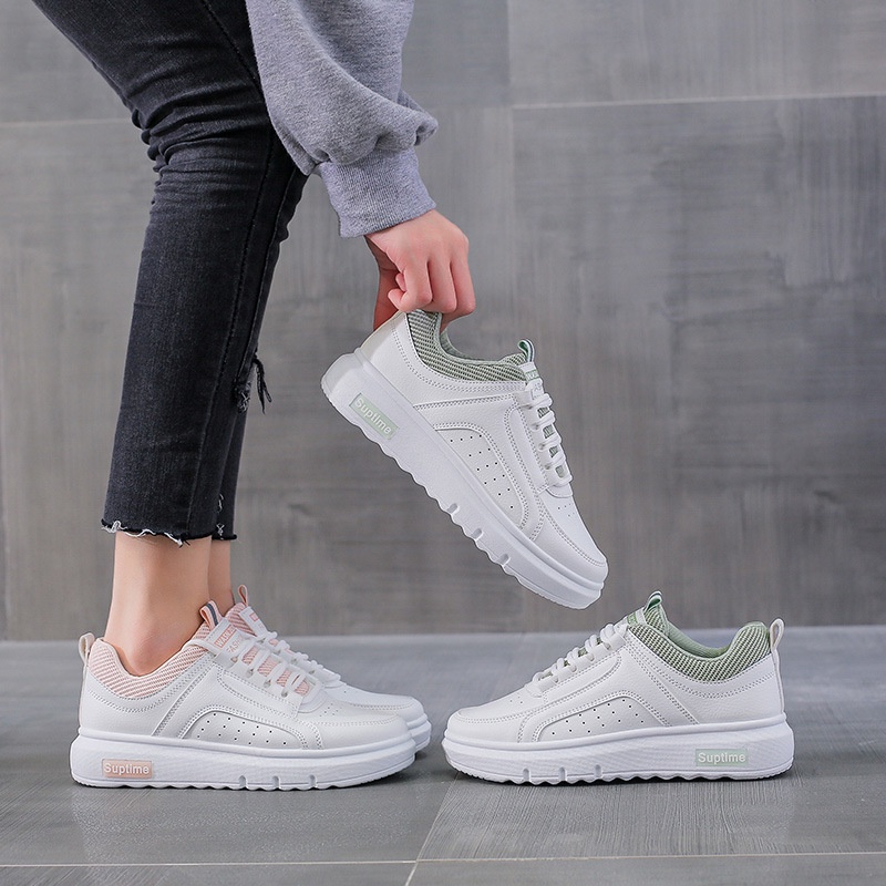 Favorite &quot;FREE BOX&quot; (Size 37 - 41) Sepatu Wanita Sneakers Bertali Kasual Fashion Shoes Import Premium Quality 9004