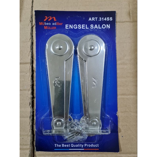 ENGSEL JENDELA / ENGSEL SALON JUMBO BESAR TEBAL STAINLESS / SIKUTAN MULLER 9 INCH