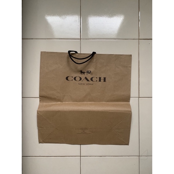 

coach paper bag original