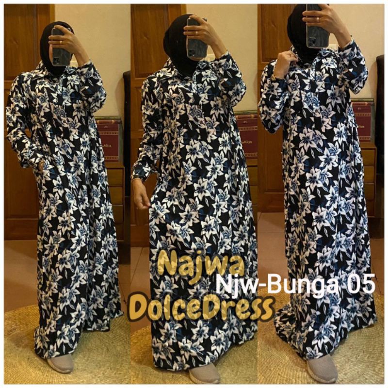 Daster arab Dolce Dress Najwa Original Label by Dolce Dress