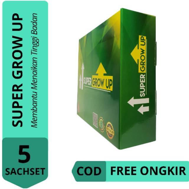 

Super Grow Up Paket 5 Hari 5 Saset Susu Kalsium Peninggi Badan