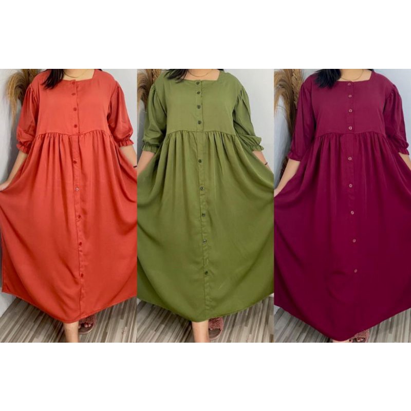 DASTER RAYON TWILL LONG YOHANA BUSUI FRIENDLY