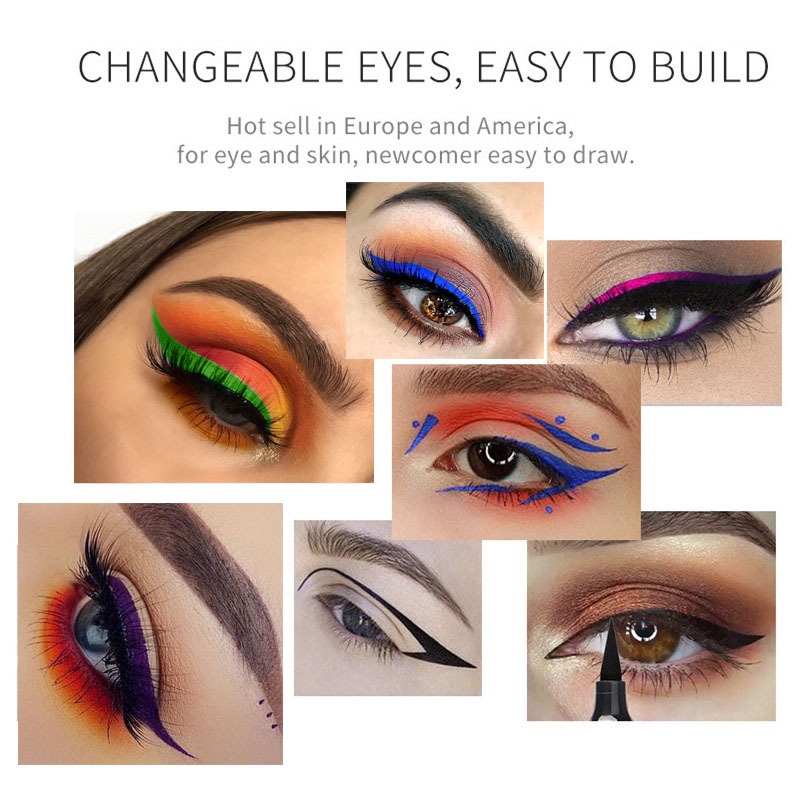 Cod Evpct Charming Cat Eye Winged Eyeliner Sexy Wing Double Head Waterproof Loca Shopee Indonesia