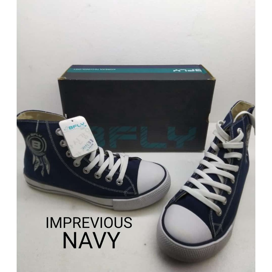 BFLY Sepatu Sneakers high basic  Imprevious size 40-42