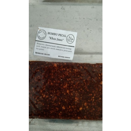 

Bumbu Pecal Khas Jawa, mantap. Berat 150 gram perbungkus.